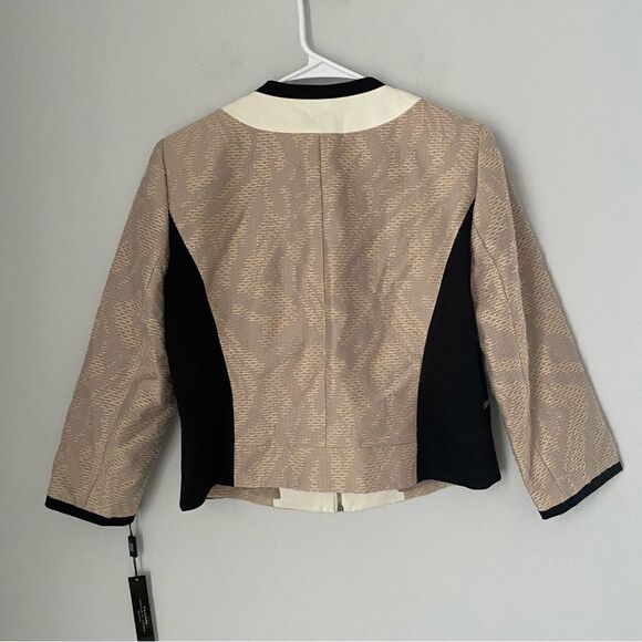 Tahari Arthur S Levine Women’s Bobby Zipper Front Jacket size 4P - Picture 2 of 2